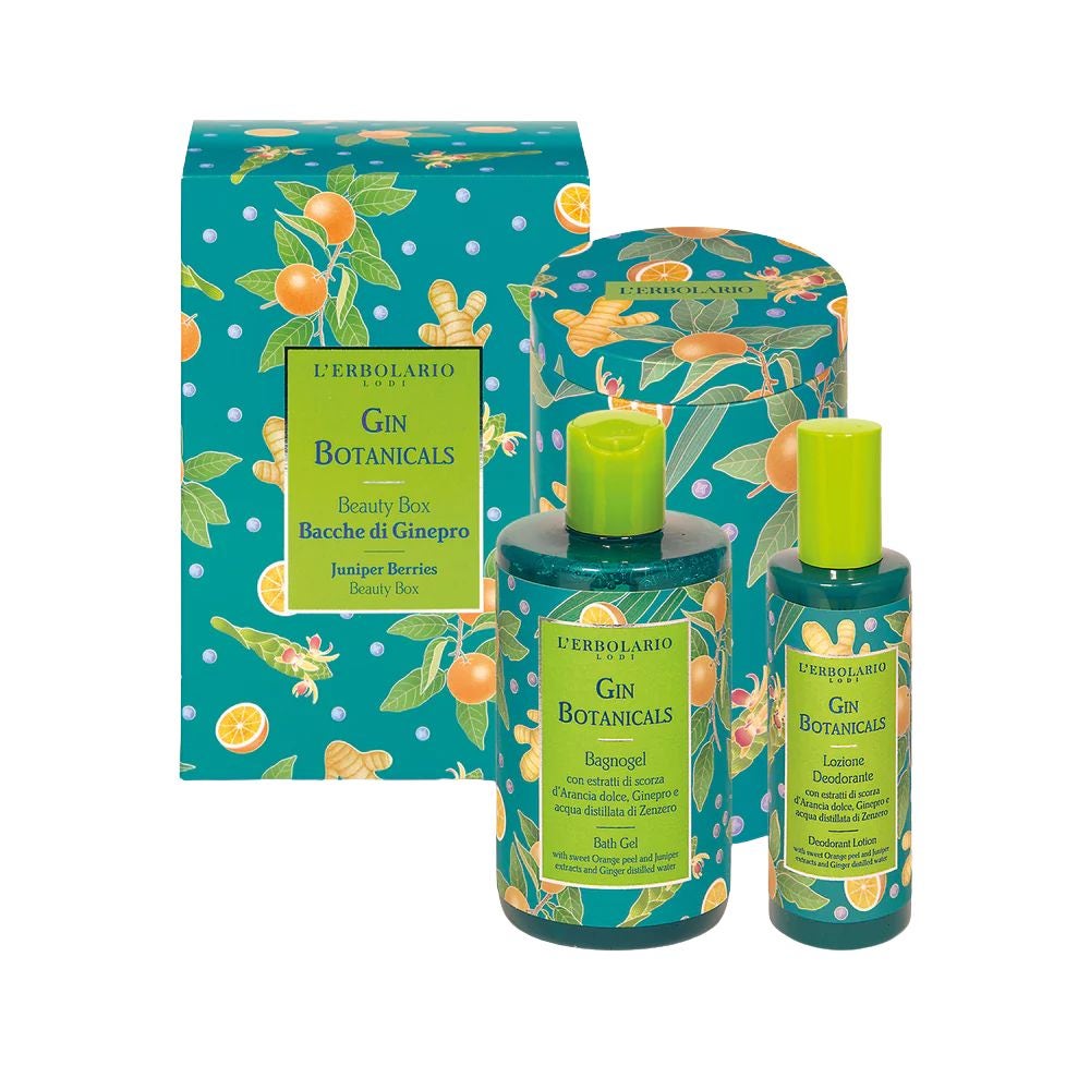 L'ERBOLARIO Gin Botanicals – Set cadou cu fructe de ienupăr