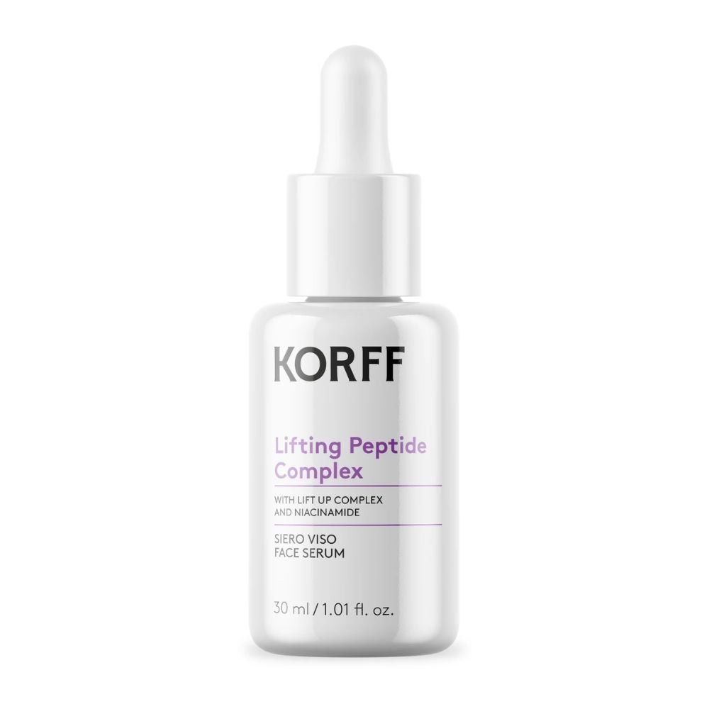 KORFF Lifting Peptide Complex Ser facial anti-îmbătrânire cu niacinamidă și peptide, 30 ml