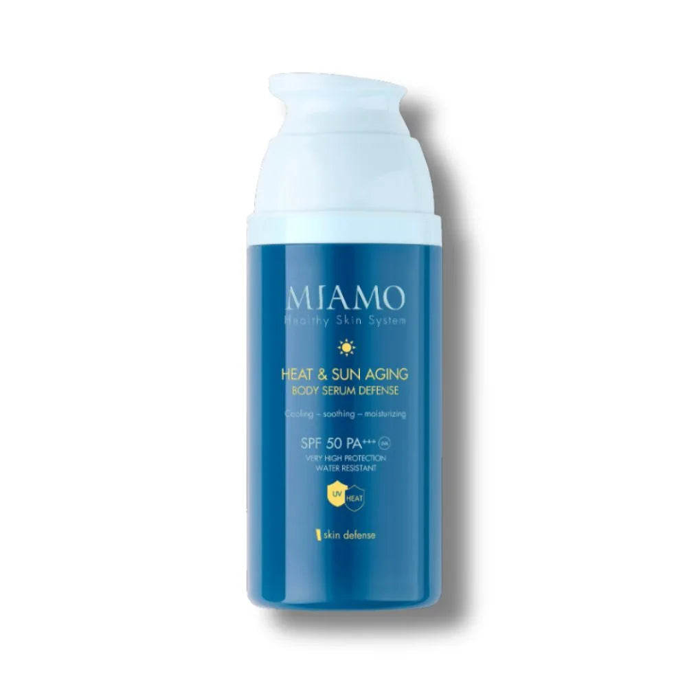 MIAMO Skin Defense - Heat & Sun Aging Body Serum Defense ser de corp cu protecție solară SPF50 PA+++, 100 ml