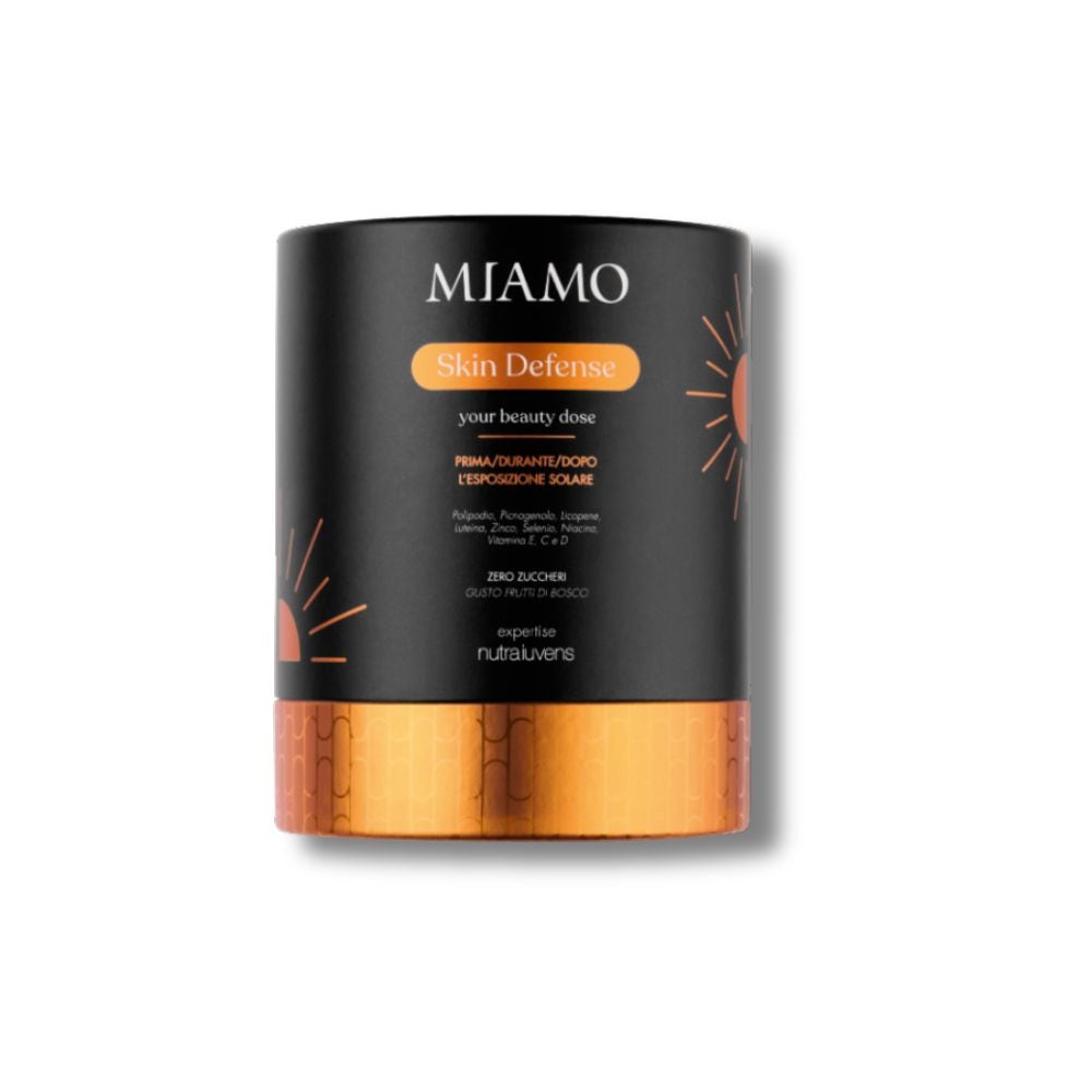 MIAMO Skin Defense supliment Antiossidante Prima Durante și Dopo Esposizione solar, 30 plicuri