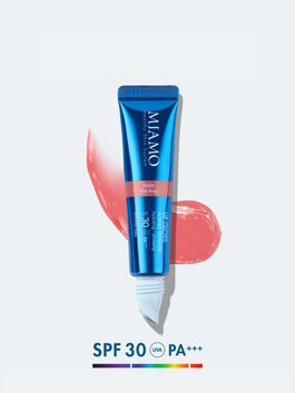 MIAMO Lip Gloss Aging Defense SPF30 protector cu efect de volum și hidratant nuanța Nude, 15ml