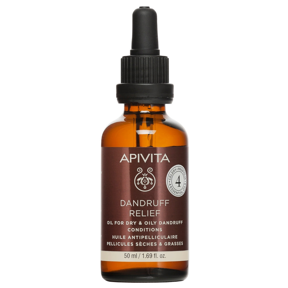 APIVITA Dandruff Relief - Ulei calmant anti-mătreață pentru scalp uscat, 50ml