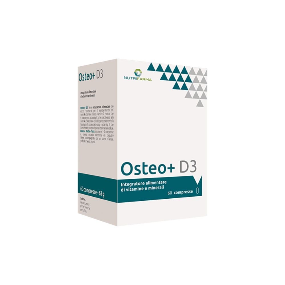 NUTRIFARMA Osteo+ D3 Supliment alimentar pentru articulații, 60 comprimate
