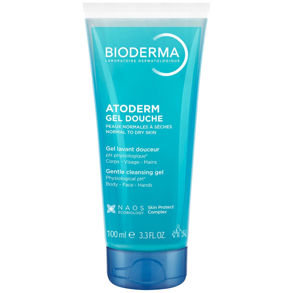 BIODERMA Atoderm Gel Douche – Gel de duș delicat pentru piele normală și uscată, 100 ml