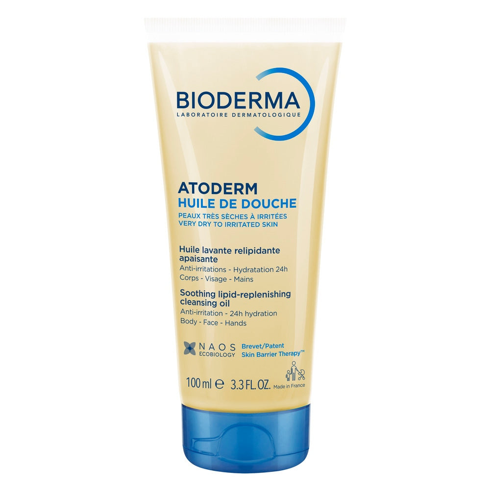 BIODERMA Atoderm Huile de Douche – Ulei de duș nutritiv pentru piele uscată și sensibilă, 100 ml
