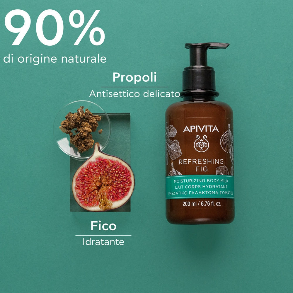 APIVITA Refreshing Fig - Lapte hidratant pentru corp cu smochine, 200ml