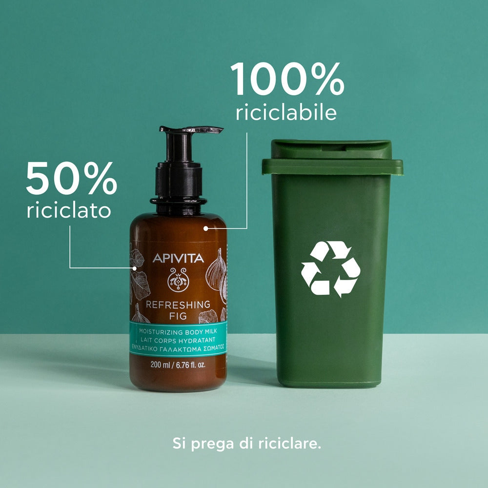 APIVITA Refreshing Fig - Lapte hidratant pentru corp cu smochine, 200ml
