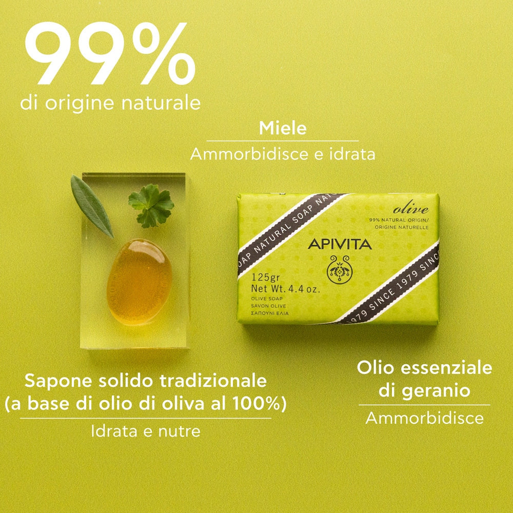 APIVITA Natural Soap - Săpun cu măsline, 125g