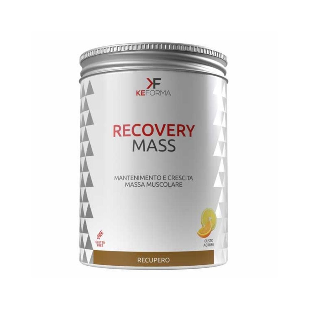 KEFORMA Recovery Mass Supliment pudră pentru masă musculară, aromă de citrice, 360g
