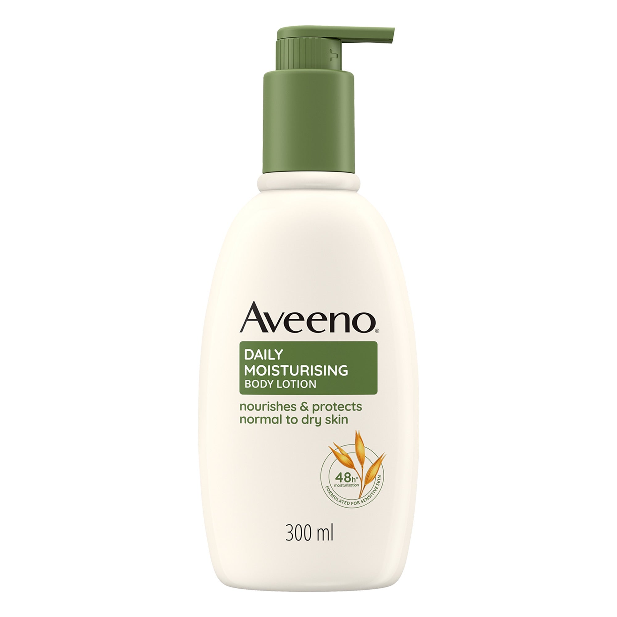 AVEENO Daily Moisturising – Cremă hidratantă pentru corp, piele sensibilă, 300 ml