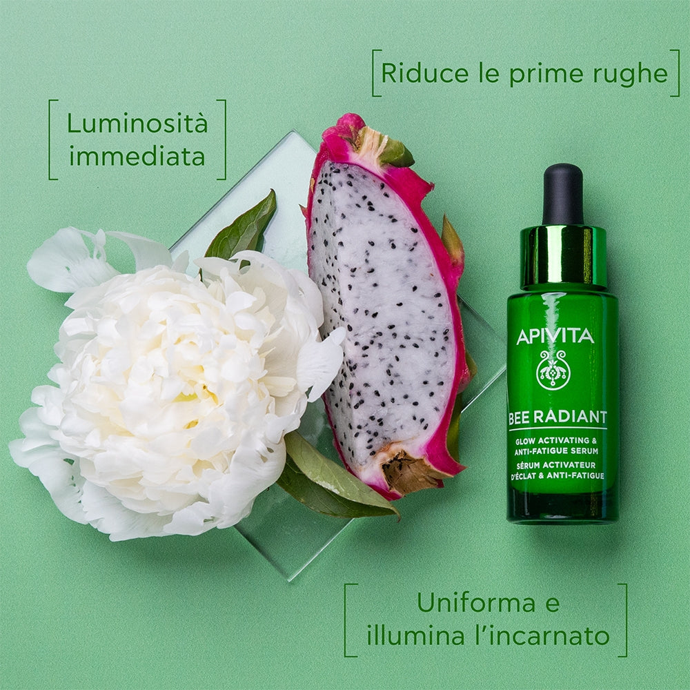 APIVITA Bee Radiant - Ser energizant pentru luminozitate și efect anti-oboseală, 30ml