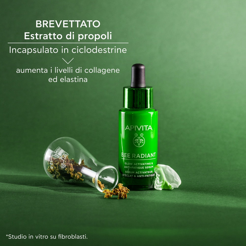 APIVITA Bee Radiant - Ser energizant pentru luminozitate și efect anti-oboseală, 30ml