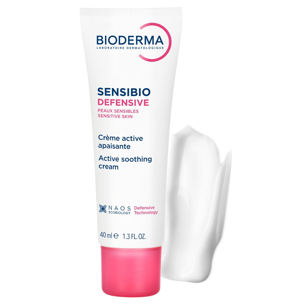 BIODERMA Sensibio Defensive – Cremă calmantă pentru piele sensibilă, 40 ml