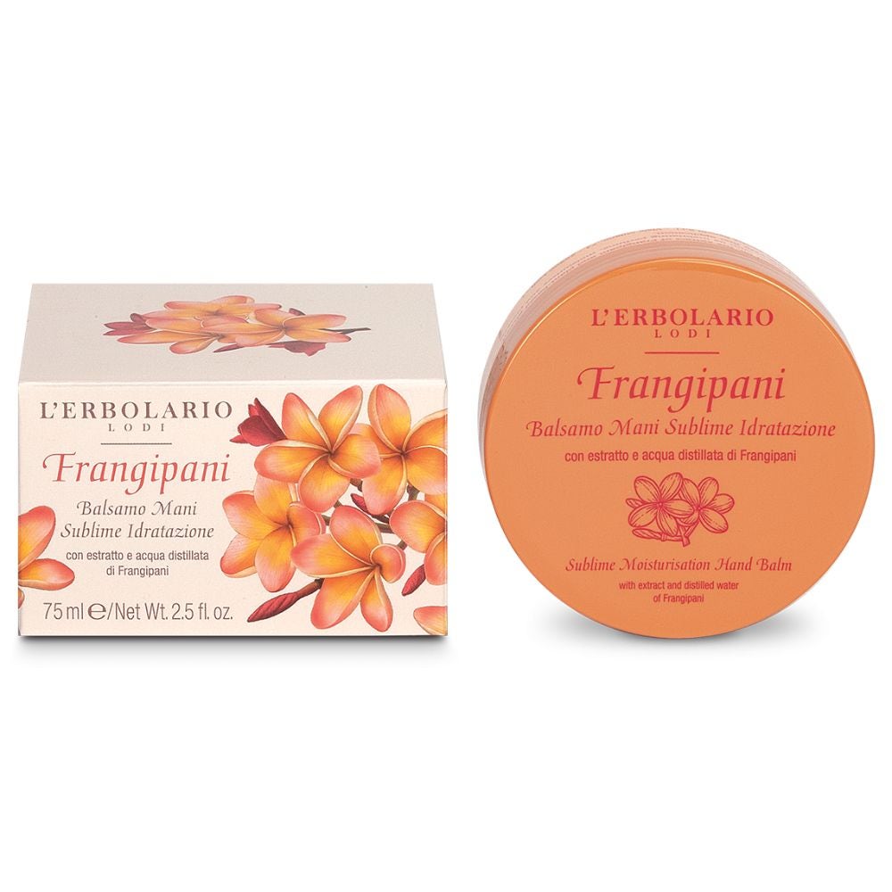 L'ERBOLARIO Frangipani – Balsam hidratant pentru mâini, 75 ml