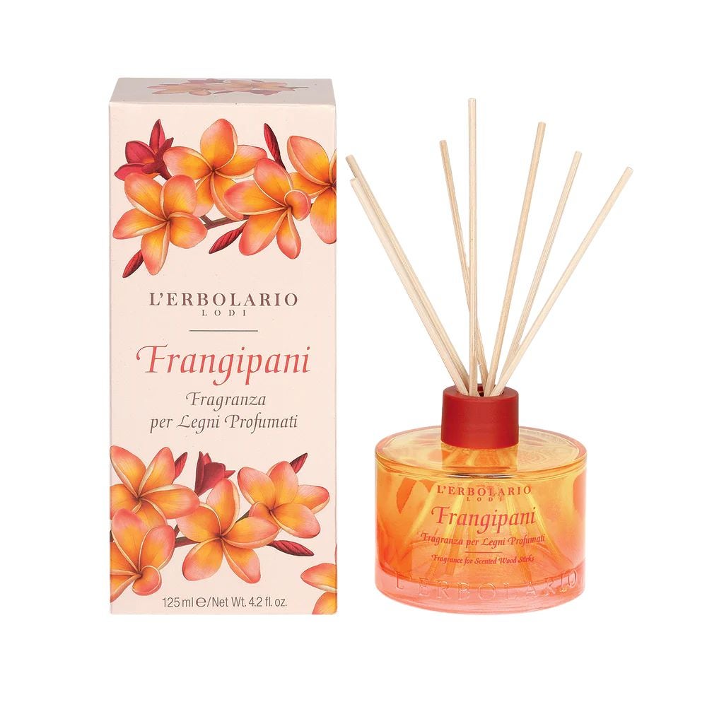 L'ERBOLARIO Frangipani – Parfum pentru bețișoare aromatice, 125 ml