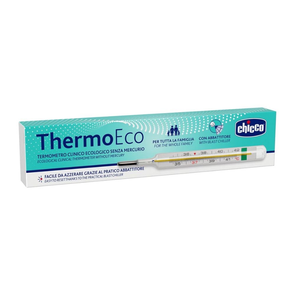 CHICCO Thermo Eco – Termometru clinic ecologic din sticlă