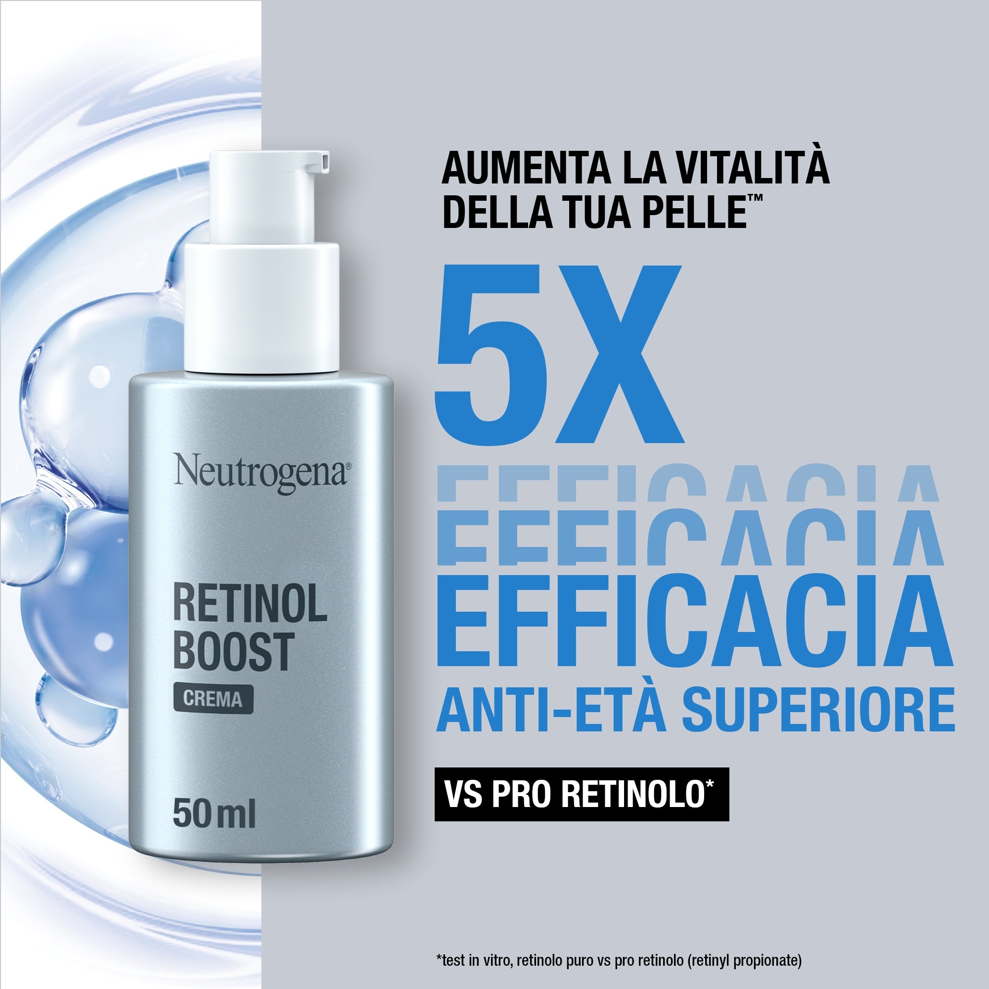 NEUTROGENA Retinol Boost - Cremă facială antirid, 50ml