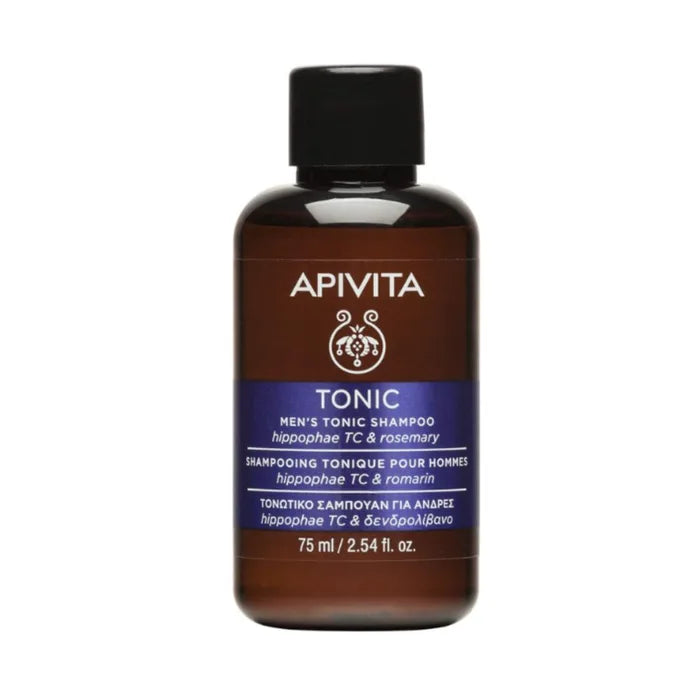 APIVITA Tonic – Șampon Tonifiant Anti-Cădere pentru Bărbați, 75ml