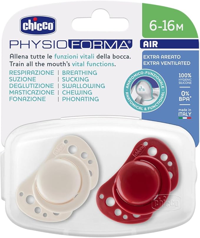 CHICCO Sucair Ro Sil 6-16M 2Buc., 2 buc.