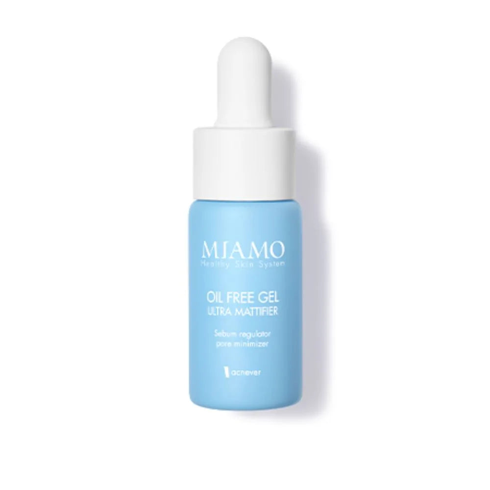MIAMO Mini Icons - Acnever Oil Free Gel gel ultra matifiant, seboreglator și astringent, 10 ml