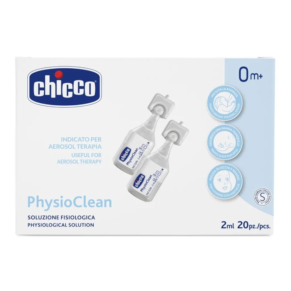 CHICCO PhysioClean – Soluție izotonică în monodoze, 2 ml