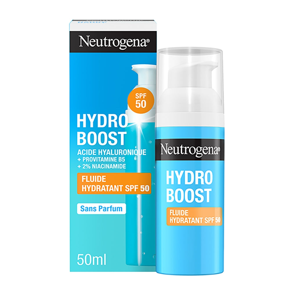 NEUTROGENA Hydro Boost Fluid hidratant SPF 50 cremă solară pentru față cu protecție UVA/UVB, 50ml