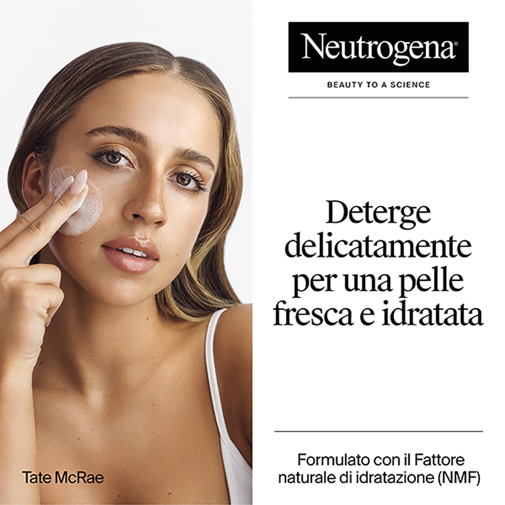 NEUTROGENA Hydro Boost Gel de curățare fără parfum, spumant și demachiant, 200ml