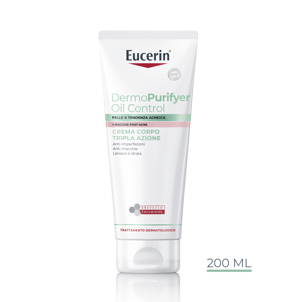EUCERIN Dermopurifyer Oil Control - Cremă de corp cu triplă acțiune 200 ml