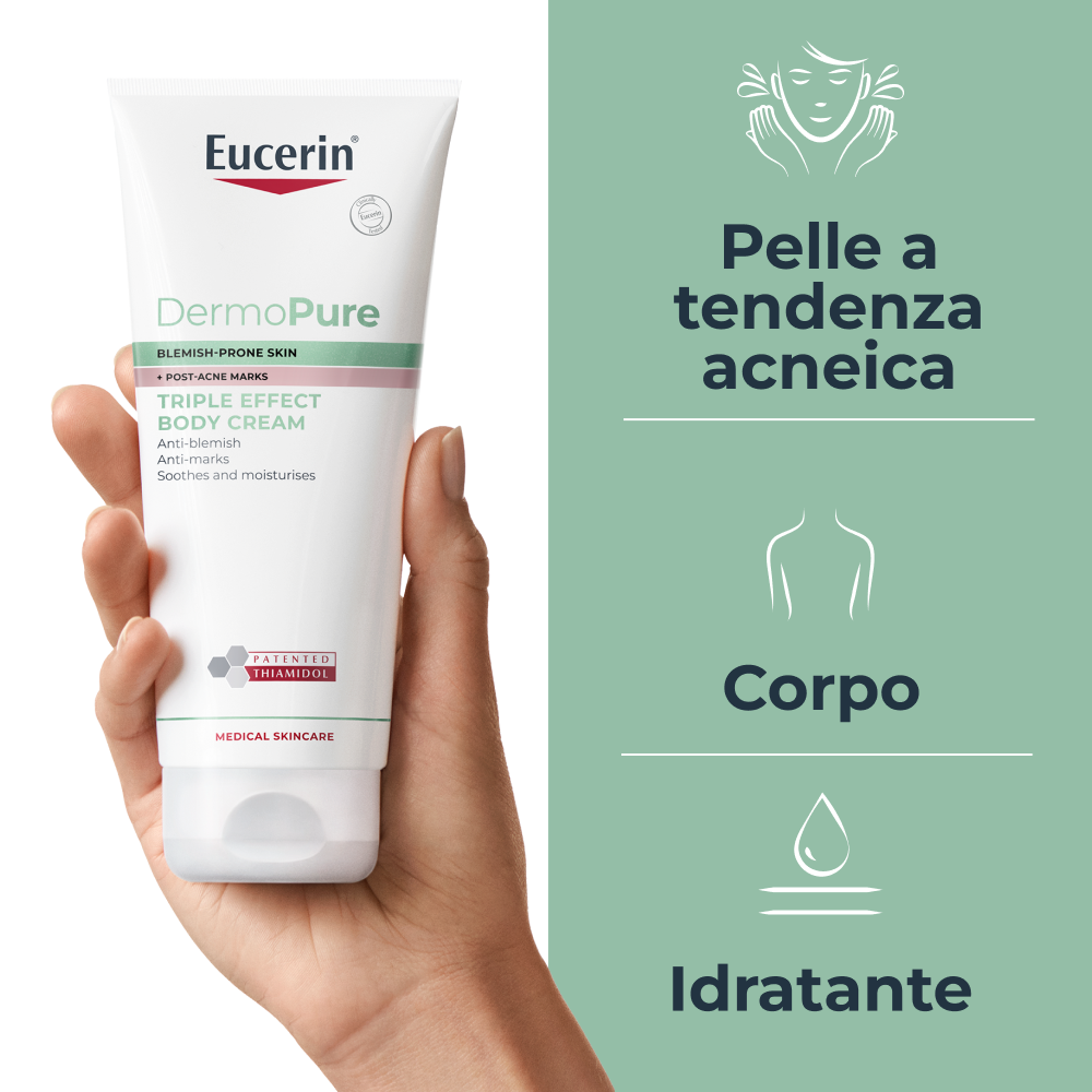 EUCERIN Dermopurifyer Oil Control - Cremă de corp cu triplă acțiune 200 ml