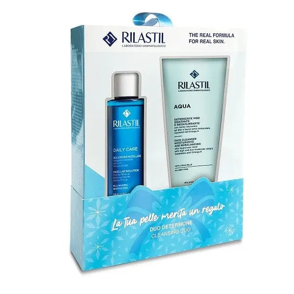 RILASTIL – Set Hidratare: Aqua Contur Ochi 15 ml + Aqua Sensitive Cremă 40 ml