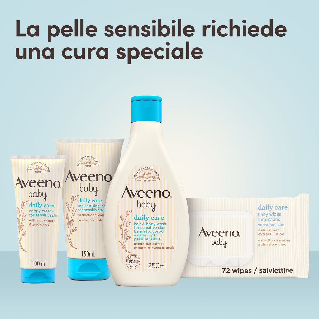 AVEENO Baby Daily Care - Cremă pentru zona scutecului cu oxid de zinc și ovăz, 100 ml