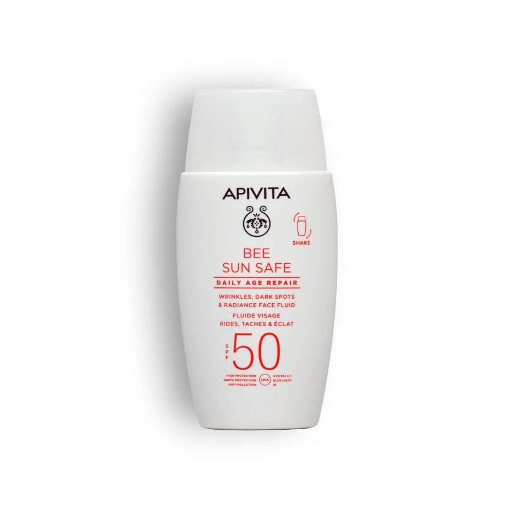 APIVITA Bee Sun Safe - Daily Age Repair SPF50 Fluid cu protecție solară, 50ml