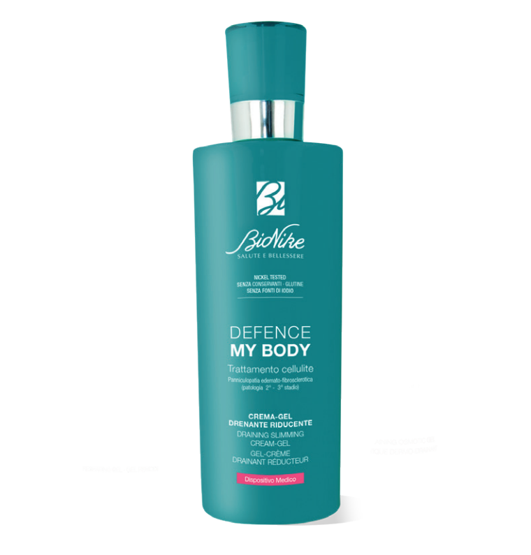 BIONIKE Defence My Body - Crema-Gel Drenanta Reductoare Tratament Celulita Dispozitiv Medical, 400ml
