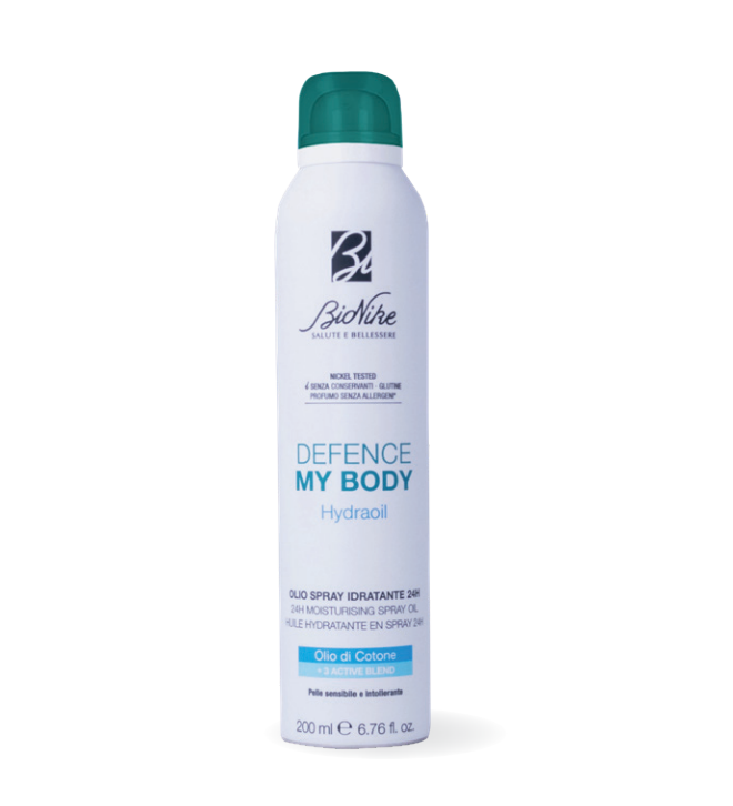 BIONIKE Defence My Body - Hydraoil Ulei Spray Hidratant 24H pentru Piele Sensibila Normala sau Uscata, 200ml