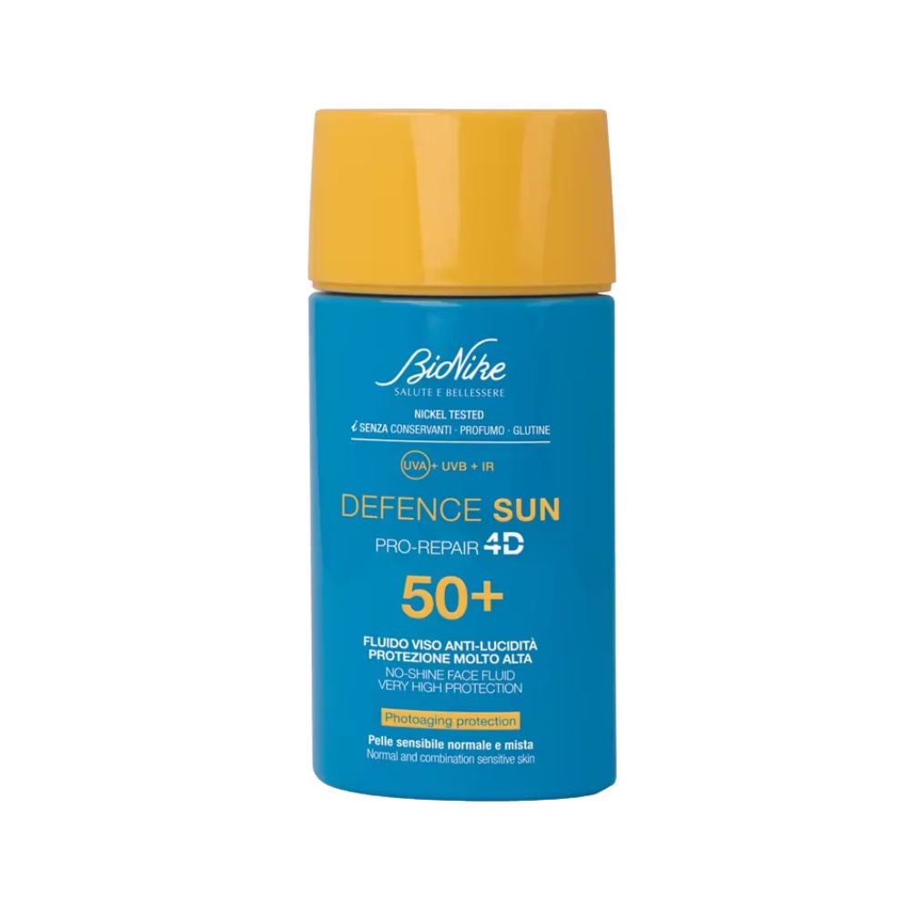 BIONIKE Defence Sun Fluido Viso SPF50+ Anti-Stralucire, 50ml