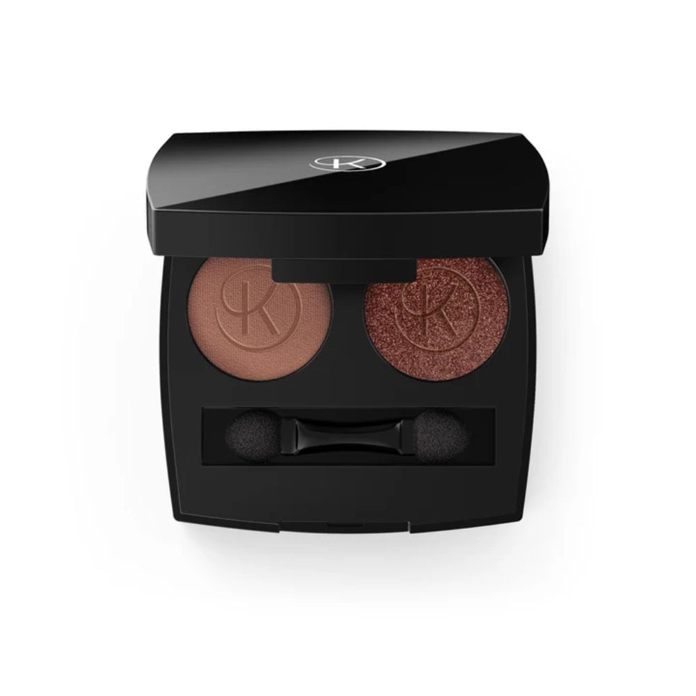 KORFF Cure Make Up – Paletă duo de farduri cu colagen, nuanța 01, 3 g