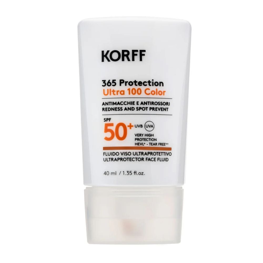 KORFF 365 Protection Ultra 100 Color – Fluid facial colorat SPF 50+, 40 ml