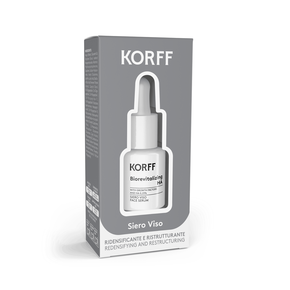 KORFF Biorevitalizing HA – Ser facial redensifiant și restructurant, 10 ml