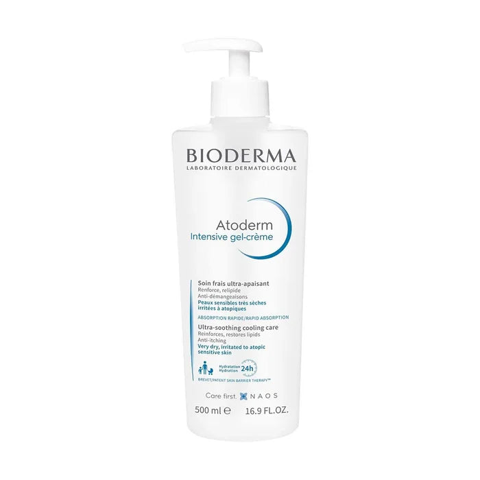BIODERMA ATODERM – Gel-Cremă Intensivă, Tratament Anti-Mâncărime, 500 ml