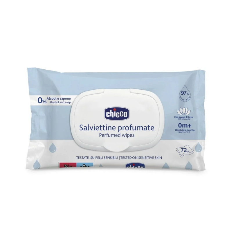 CHICCO – Servetele umede 72 bucăți