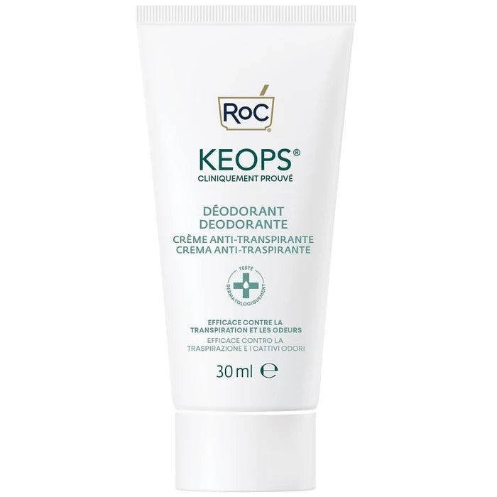 ROC – Keops Deodorant Cremă Antiperspirant pentru Piele Sensibilă, 30 ml