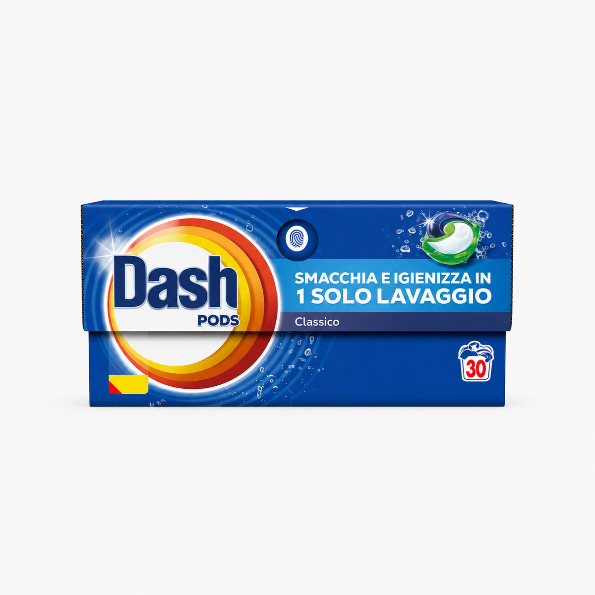 DASH Pods Classico, capsule detergent pentru rufe, 30 capsule