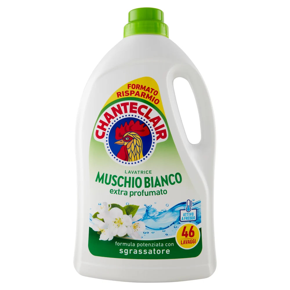 CHANTECLAIR Detergent lichid pentru rufe Muschio Bianco, 46 spălări, 2070 ml