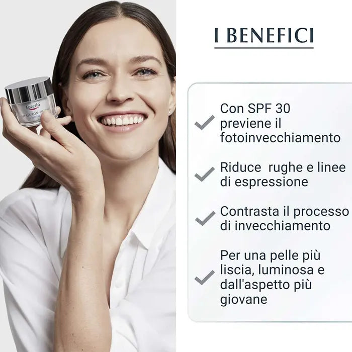 EUCERIN HYALURON-FILLER +3x EFFECT – Cremă de Zi SPF 30, 50 ml