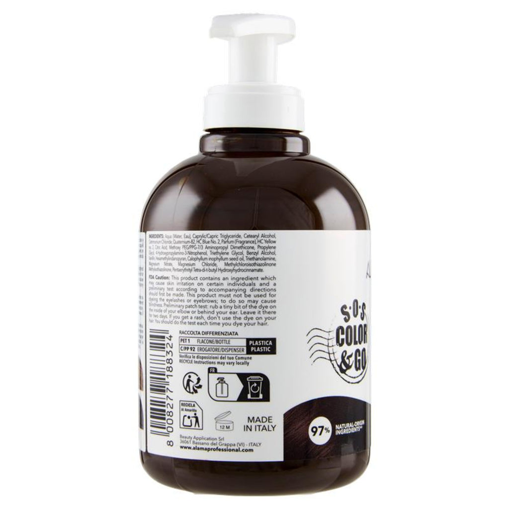 ALAMA S.O.S. Color&Go Mască nuanțatoare Ciocolatiu, 300 ml