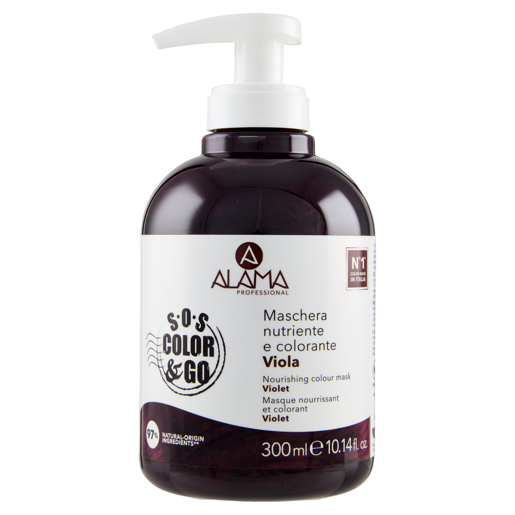ALAMA S.O.S. Color&Go Mască nuanțatoare Violet, 300 ml