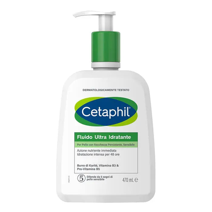 CETAPHIL – Fluid Ultra-Hidratant pentru Piele Uscată sau Foarte Uscată, 470 ml