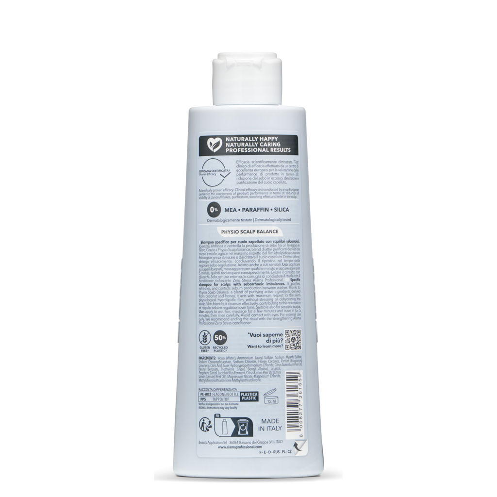 ALAMA Zero Stress Șampon sebo-reglator pentru păr gras, 300 ml