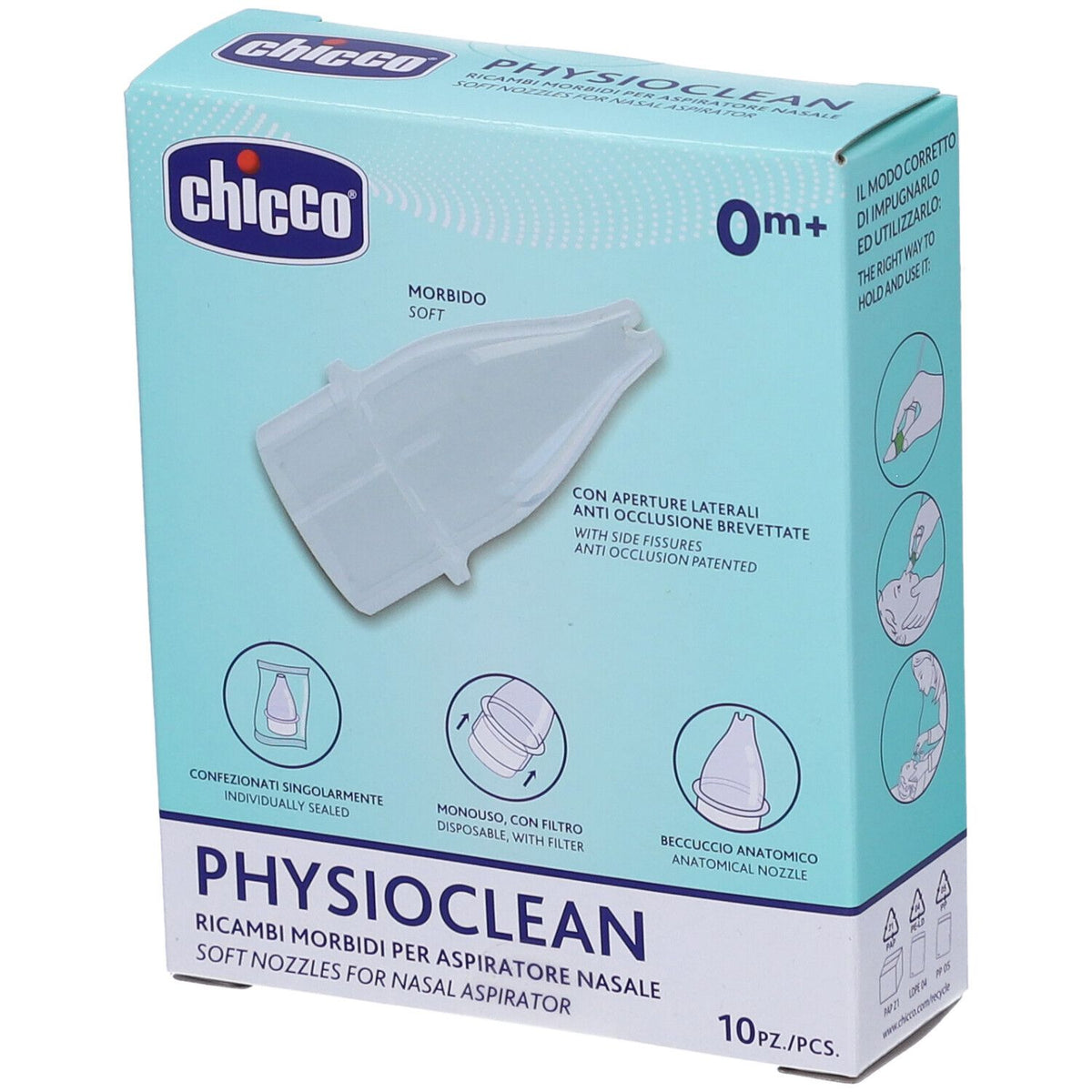 CHICCO Physioclean Ric Asp Nasale