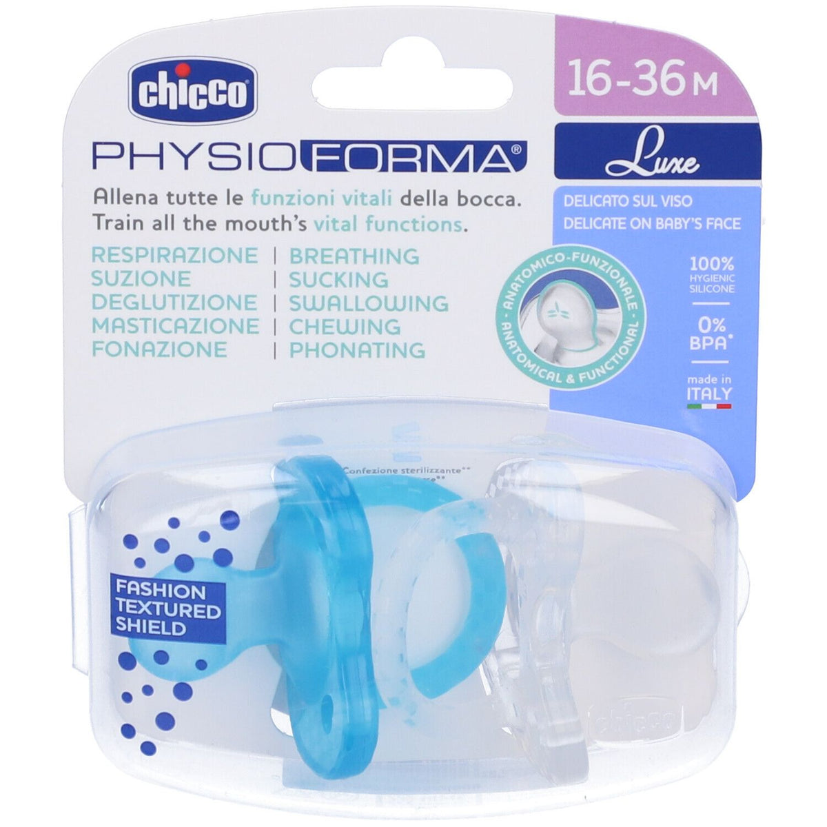 CHICCO Gomm Luxe 16-36 Boy 2Buc., 2 buc.